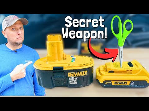SECRET To Reviving Dead Portable Tool Batteries | Super Easy!
