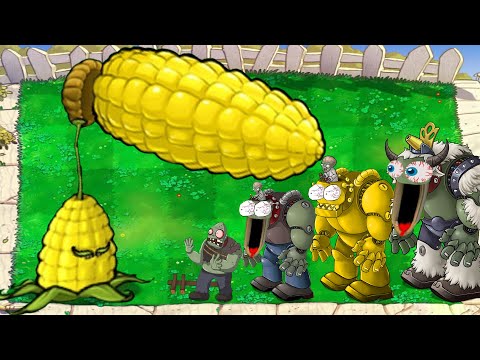 Kernel Cob Pult Vs All Zombies Vs Giga Gargantuar Vs Dr Zomboss Plants Vs Zombies