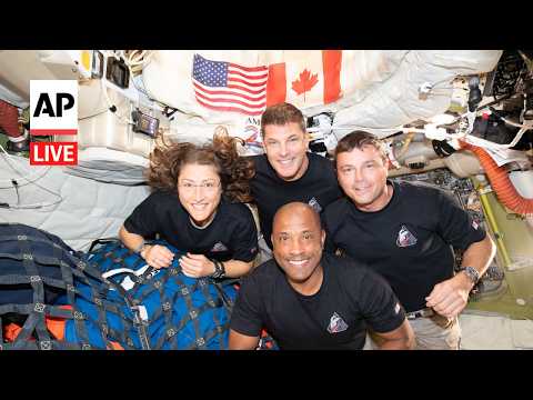 LIVE: Artemis II crew speaks from the Orion capsule as they head to Earth