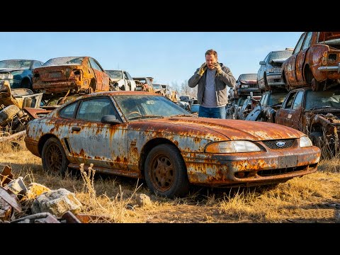 ASMR AI Restoration of a 1994 Ford Mustang From Rusty to Clean and Comfortable to Drive