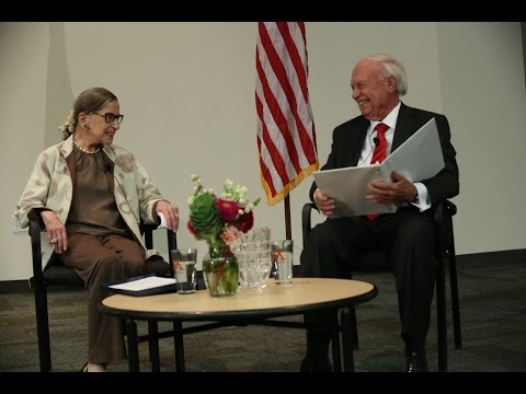 Justice Ruth Bader Ginsburg in Conversation at the Law School