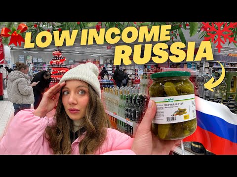 RUSSIAN POVERTY FOOD! (New Year Edition) 🎄 | Russia Vlog