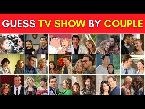 Guess the TV Shows by their Couple! 📺🍿🎶 | 100 Famous Couples | TV Show Quiz