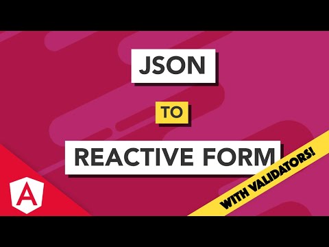 Create a Dynamic Reactive Angular Form with JSON