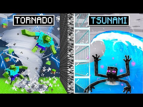 I Cheated in a NATURAL DISASTER Mob Battle!