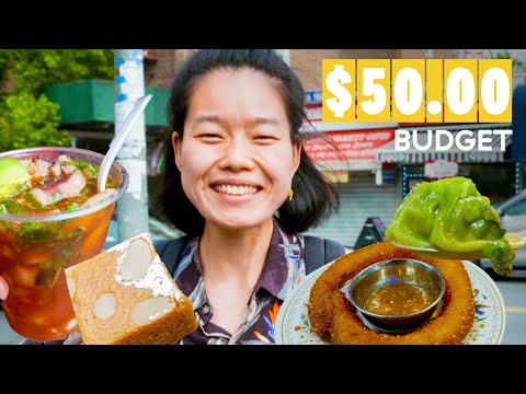 I Ate As Many Different Meals As I Could On A $50 Budget In Jackson Heights | Budget Eats | Delish