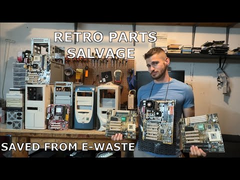 Salvaging parts from retro systems - Saved from e-Waste!