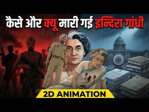 Kaise aur Kyu Maara gaya Indira Gandhi ko | 2D Animation