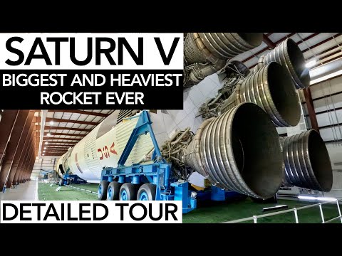Detailed tour around the Saturn V rocket!