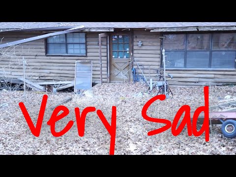 The saddest abandoned hoarder house. EVERYTHING left behind!