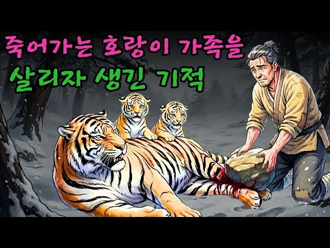 잠자기전 듣는 옛날이야기 | 길 잃은 풍수사가 죽어가는 호랑이 일가족을 살려내자, 짐승이 보답으로 알려준 '천하제일 명당'의 비밀| 야담 | 설화 ㅣ전설 | 오디오북 | 민담