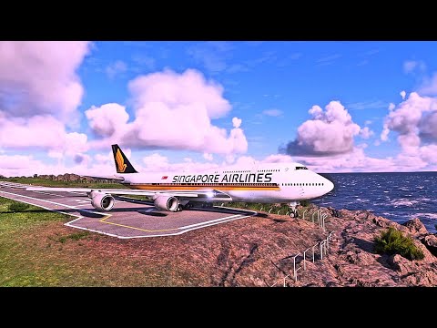 I Took Off From the World's Most Dangerous Cliff Runway