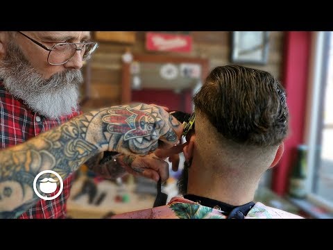 Master Barber Overhauls a Haircut & Shapes a Beard