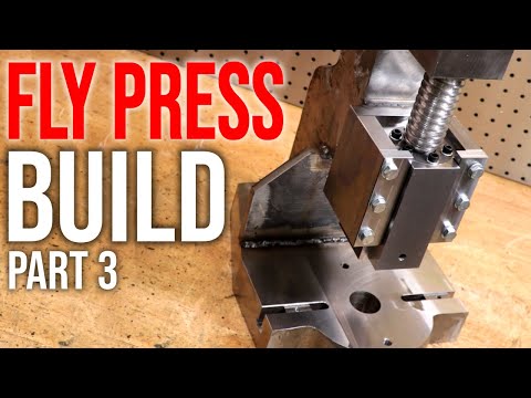 Making A fly Press | Part 3 - Ram block, Gibs and Leadscrew