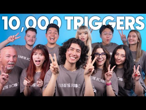 [ASMR] 10,000 TRIGGERS WITH FRIENDS! (10 ASMRtists)