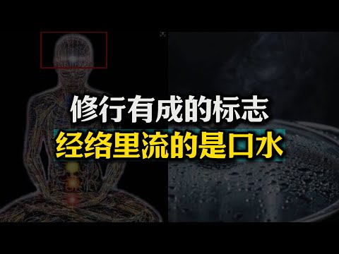 修行有成的标志：经络里流的是口水！舌根下的“金精玉液”是怎么形成的？人体就像蒸锅？#修行#站桩#小周天#大周天#经络#口水