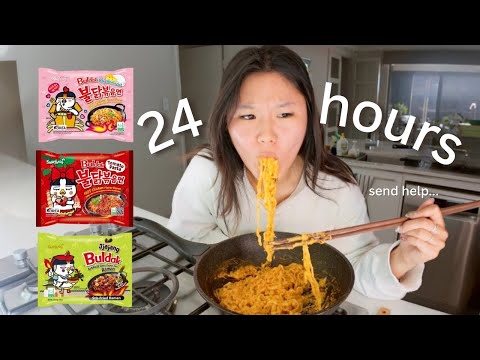 I ate ONLY Buldak Ramen for 24 hours