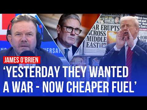 'Do they know where petrol comes from?': James O'Brien on Iran