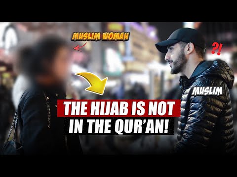 Non-Hijabi Woman Confronts Muslim On The Hijab Not Being In The Quran! Muhammed Ali