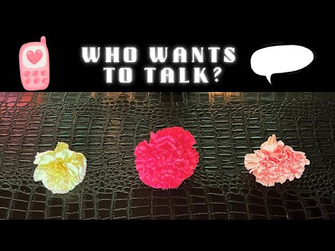 Pick A Card 🔮 INTUITIVE Flower Reading • WHO Wants To TALK/REACH OUT? 📞 What Would They SAY? 💬