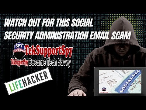 Watch Out For This Social Security Administrations Email Scam #cybersecurity #socialsecurity #scam