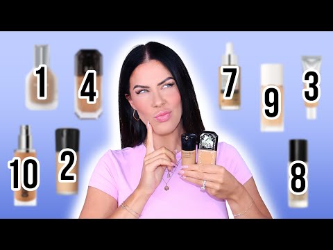 RANKING ALL THE NEW FOUNDATIONS BEST TO WORST!!