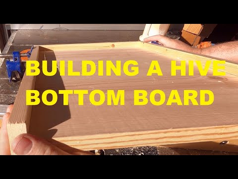Building a Hive Bottom Board for a 10 Frame Langstroth Hive