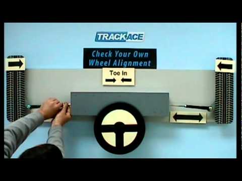 Trackace Guide Part 4 - Adjusting Front Wheel Alignment Tracking - Adjusting the Toe Angle.