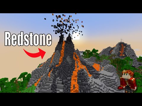 I Built an Epic Minecraft Volcano