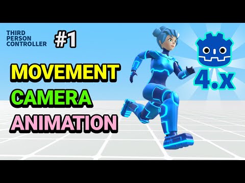 Godot 4 Third Person Controller #1 - Movement, Camera, Animation