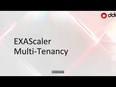 EXAScaler Multi-Tenancy Demo
