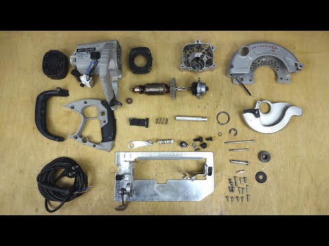 Циркулярная пила Интерскол ДП-140/800. Перемотка якоря.