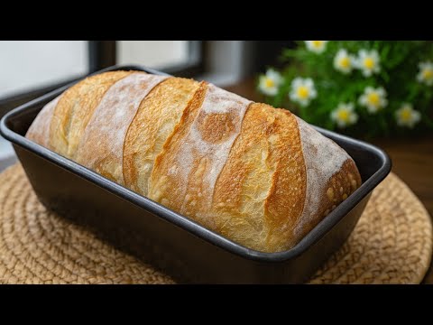 Don't buy bread anymore! Just 3 ingredients! The neighbors are saving this recipe!