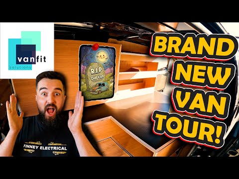 NEW VAN TOUR w/ FULL KIT OUT! 😍 RIP OLD VAN 🪦