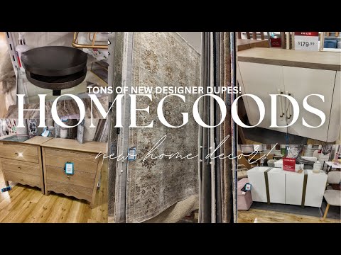 HOMEGOODS NEW HOME DECOR 2025 \\ TONS OF NEW DESIGNER DUPES FOR LESS!!!