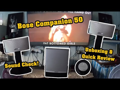 Bose Companion 50 - Unboxing and Quick Review