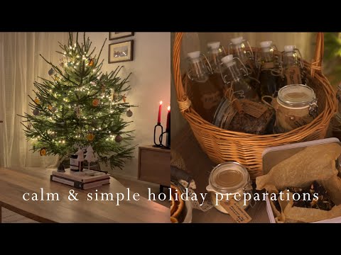 Calm & Simple Holiday Preparations in Northern Europe: Healthy Homemade Food Gifts & Decorating
