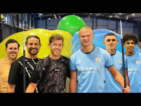 Balloon Popping Vs Erling Haaland, Phil Foden & Rico Lewis!