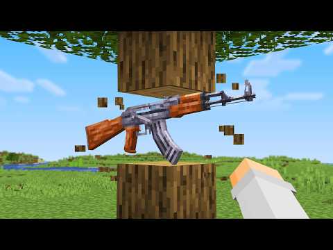 Minecraft, But Drops Are GUNS!