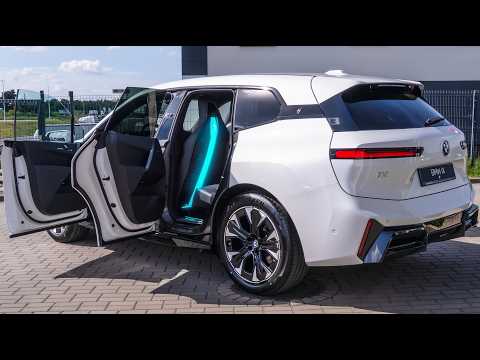 2026 White BMW iX xDrive60 - Luxury Family SUV in Detail