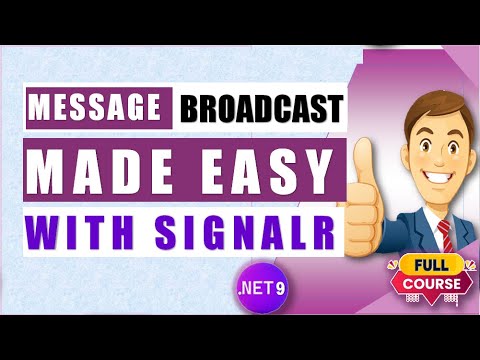 🔥Real-Time Notifications in Blazor Wasm | Broadcast Messages from .NET 9 Web API with SignalR 🚀