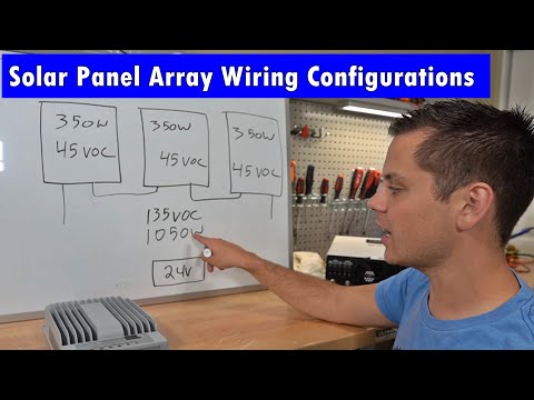 How to Design an Off-grid Solar Power Array Wire Configuration