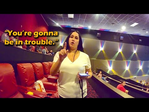 When a Disruptive Woman REFUSES to Leave the Movie Theater