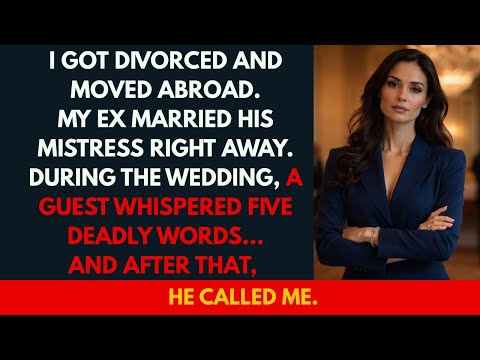 After our divorce, my ex married his mistress—until one guest whispered five deadly words.
