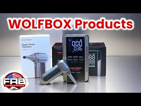 WOLFBOX Portable 3000A Jump Starter/Inflator and Super Power Turbo Fan Review!