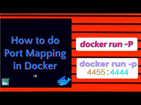Port Mapping in Docker | Port Configuration | Map Docker container port to Host Machine port [2021]