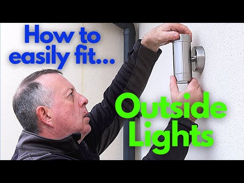 Outdoor Light - Easy Installation without touching the house electrics.