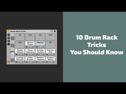 10 Drum Rack Tricks You Should Know (Music Production & Finger Drumming) | Side Brain