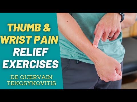 8 BEST Exercises to Relieve Thumb & Wrist Pain (De Quervain Tenosynovitis) | PT Time with Tim
