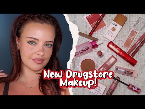 Trying NEW Drugstore Makeup! | Julia Adams